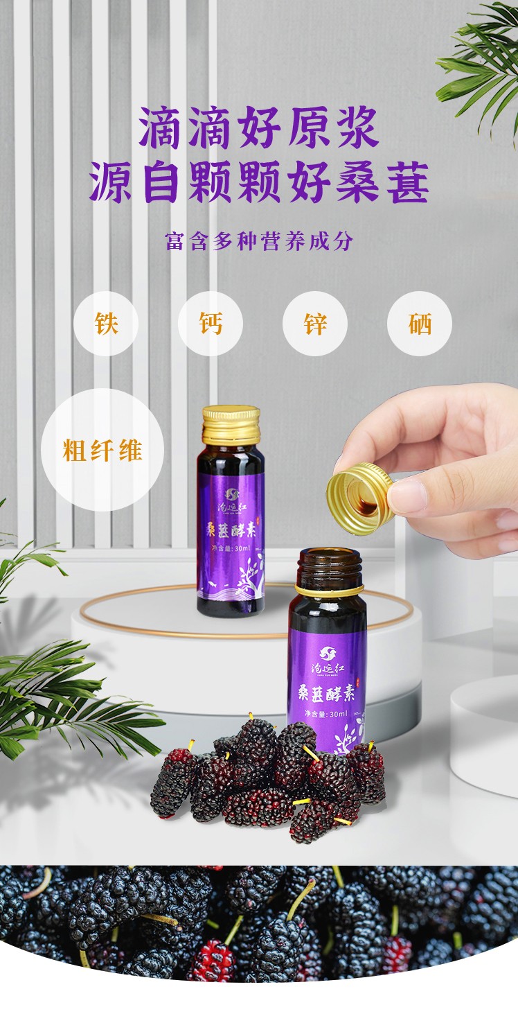 桑葚酵素瓶裝20ML